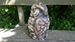 sova sýček,zahradní keramická dekorace